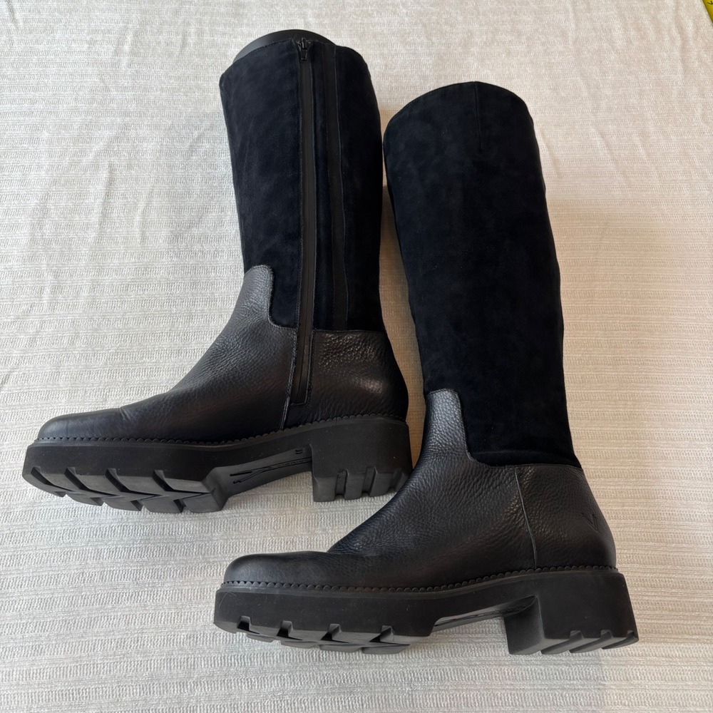 Vionic Fallbrook Water Resistant Tall Lug Sole Boots Size 11